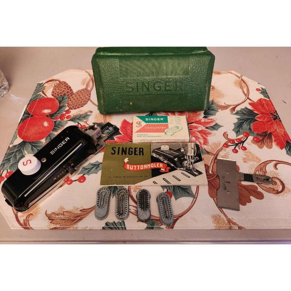 Singer 1948 Vintage Buttonholer Sewing Machine